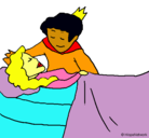 Dibujo La princesa durmiente y el príncipe pintado por alvaroso