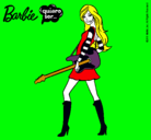 Dibujo Barbie la rockera pintado por Shofita_8