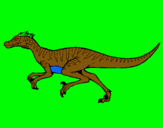 Dibujo Velociraptor pintado por ivankoc