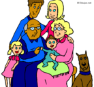 Dibujo Familia pintado por SHARPAY