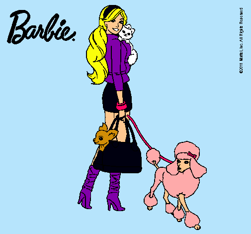 Dibujo Barbie elegante pintado por Amyluz