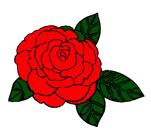 Dibujo Rosa pintado por jeremai