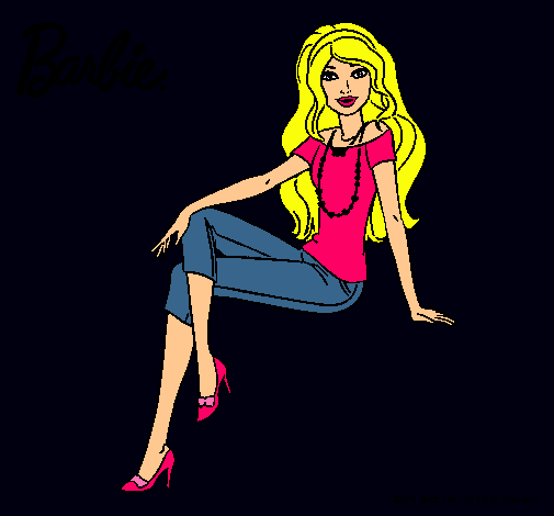 Dibujo Barbie moderna pintado por Amyluz
