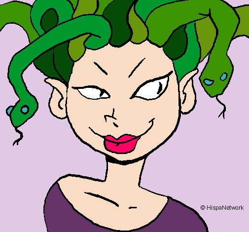 Mujer medusa