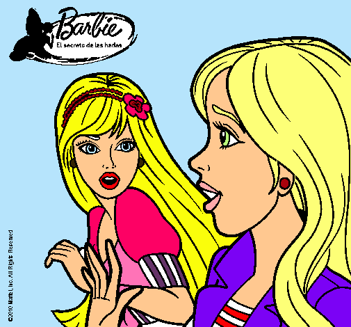 Barbie sorprendida