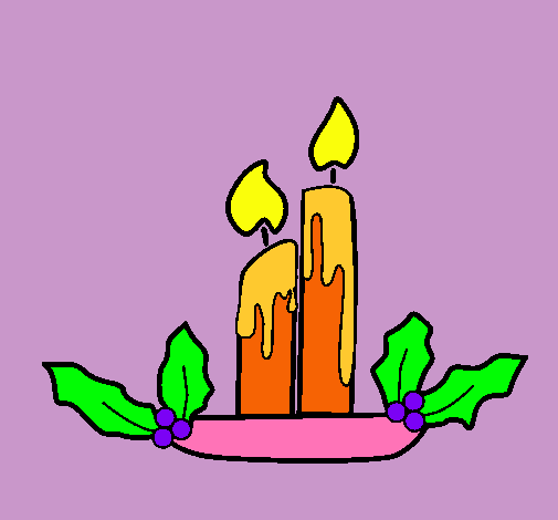 Velas de navidad