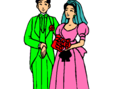 Dibujo Marido y mujer III pintado por sneyder