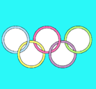 Dibujo Anillas de los juegos olimpícos pintado por NoraJirafa