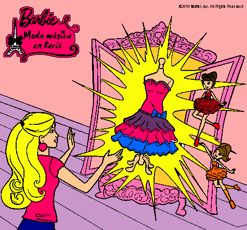 El vestido mágico de Barbie