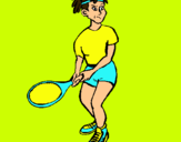 Dibujo Chica tenista pintado por avataryhtghy