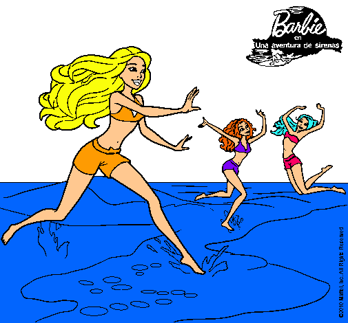 Barbie de regreso a la playa