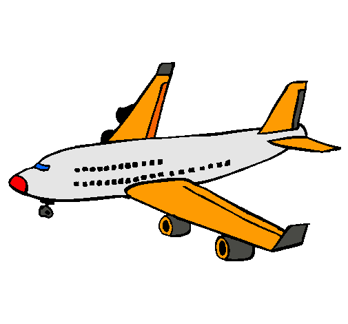 Dibujo Avión de pasajeros pintado por Ernesto156