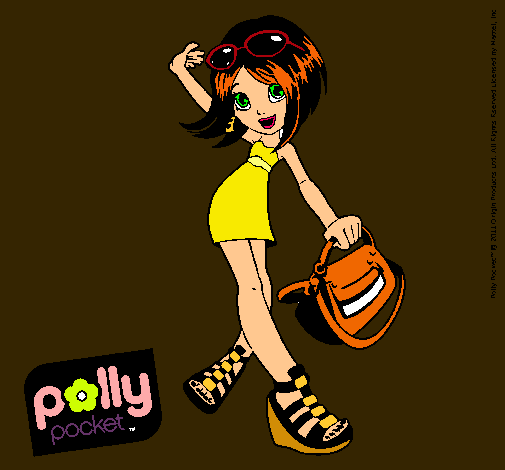 Dibujo Polly Pocket 12 pintado por danna