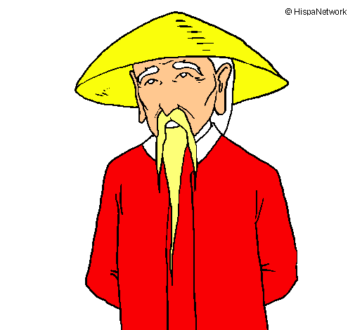 Dibujo de Hombre chino en el traje de Hanfu para colorear  Dibujos para  colorear imprimir gratis