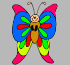 Dibujo Mariposa  pintado por julita