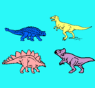 Dibujo Dinosaurios de tierra pintado por jhonel