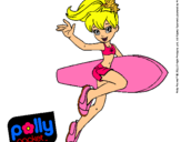 Dibujo Polly Pocket 3 pintado por trompe