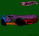 Dibujo Hot Wheels 3 pintado por critina