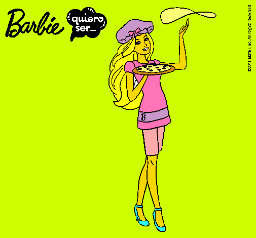 Dibujo Barbie cocinera pintado por alvaroso
