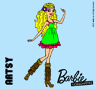 Dibujo Barbie Fashionista 1 pintado por susan2