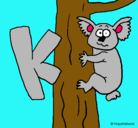 Dibujo Koala pintado por lucipa