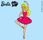 Dibujo Barbie bailarina de ballet pintado por she-shi