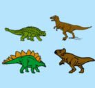 Dibujo Dinosaurios de tierra pintado por yael_5 
