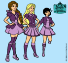 Dibujo Barbie y sus compañeros de equipo pintado por StarClaudia