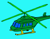 Dibujo Helicóptero  pintado por camoteqtu