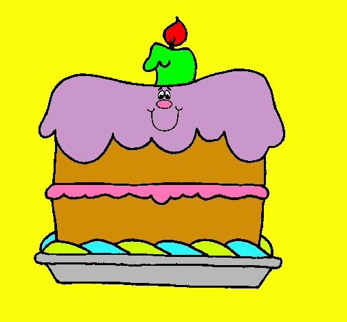 Pastel de cumpleaños