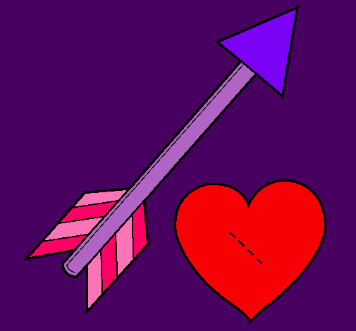 Flecha y corazón