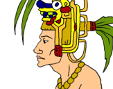 Dibujo Jefe de la tribu pintado por sdfghjk