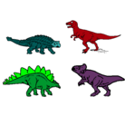 Dibujo Dinosaurios de tierra pintado por jjjjjj