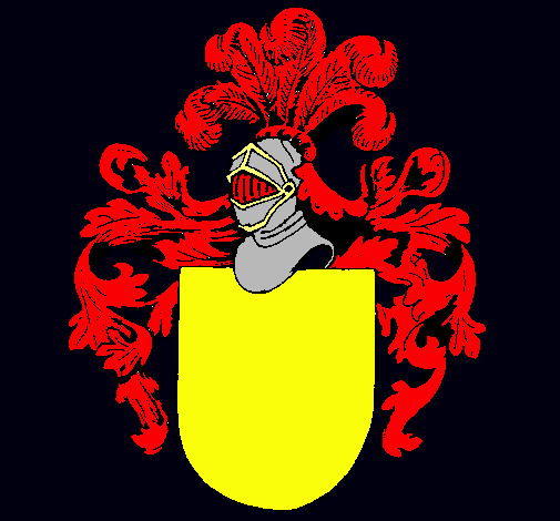 Escudo de armas y casco