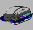 Dibujo Nave tanque pintado por lito