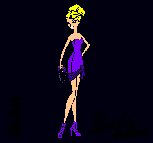 Dibujo Barbie Fashionista 5 pintado por Amyluz