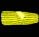 Dibujo Mazorca de maíz pintado por 20032000