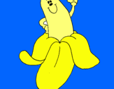 Dibujo Banana pintado por jhnn