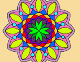 Dibujo Mandala 3 pintado por oscar1