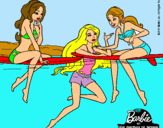 Dibujo Barbie y sus amigas pintado por vale102