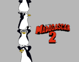 Dibujo Madagascar 2 Pingüinos pintado por serjio