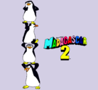 Dibujo Madagascar 2 Pingüinos pintado por susan2