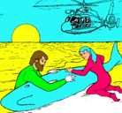 Dibujo Rescate ballena pintado por dedo89098765