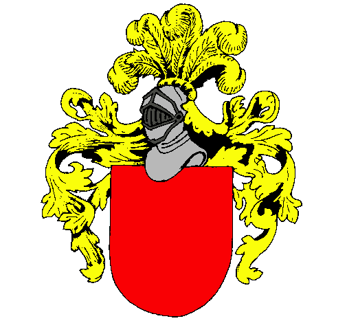 Escudo de armas y casco