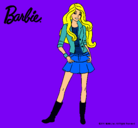 Dibujo Barbie juvenil pintado por susan2