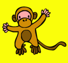 Dibujo Mono pintado por santytru