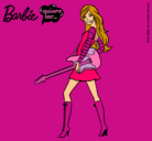 Dibujo Barbie la rockera pintado por susan2