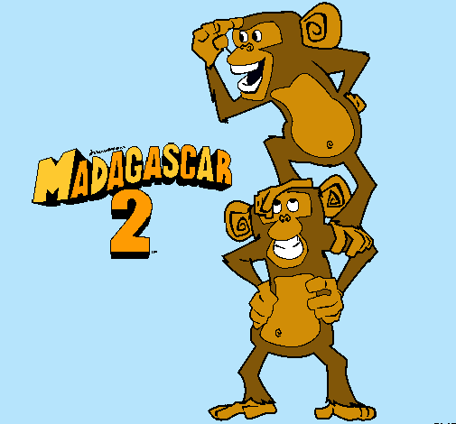 Madagascar 2 Manson y Phil