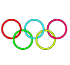 Dibujo Anillas de los juegos olimpícos pintado por pablo2222