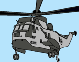 Dibujo Helicóptero al rescate pintado por yaziel